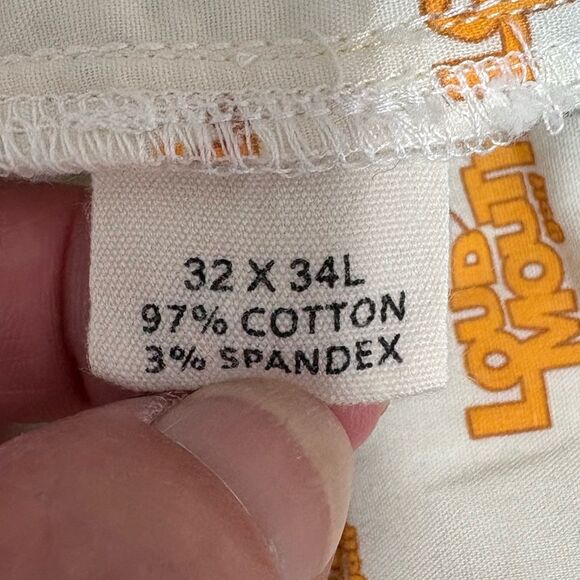 Loudmouth Blue, Yellow and White Argyle Golf Pants 32X34L - Picture 6 of 12